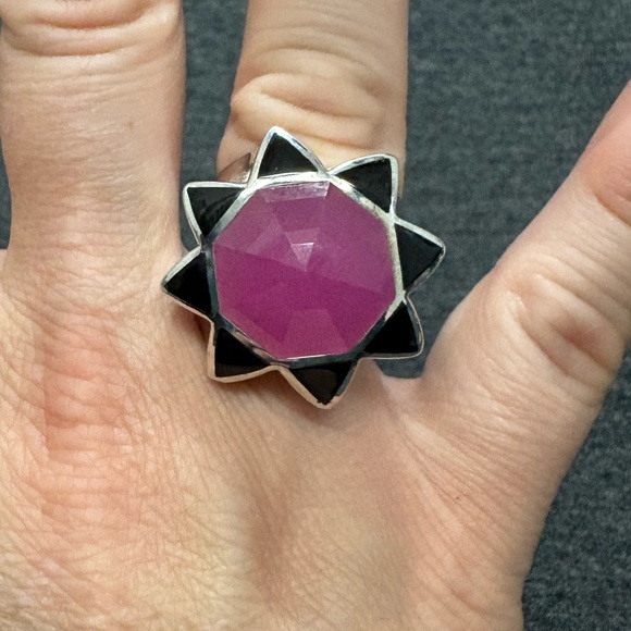 Stephen Webster 
STERLING SILVER 
RUBY AND ENAMEL RING - Picture 10 of 14